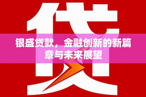 虞城银盛贷款，金融创新的新篇章与未来展望