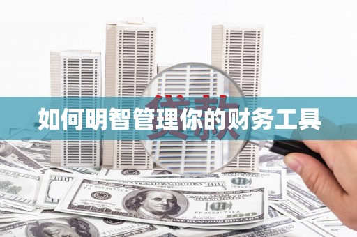 镇安如何明智管理你的财务工具