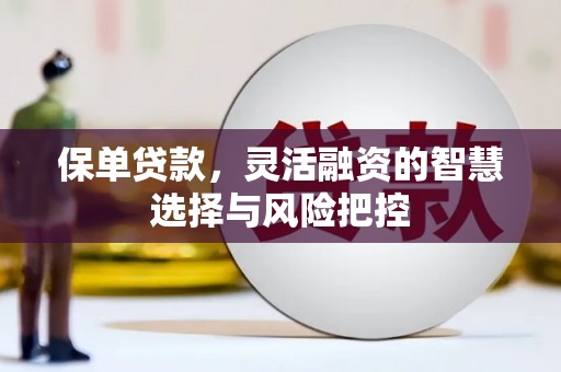 新会保单贷款，灵活融资的智慧选择与风险把控