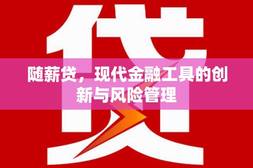 吉木萨尔随薪贷，现代金融工具的创新与风险管理