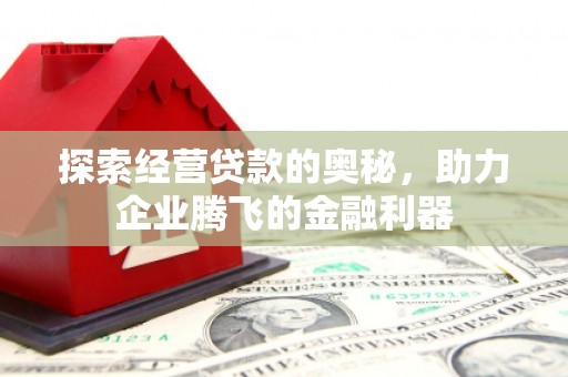 龙口探索经营贷款的奥秘，助力企业腾飞的金融利器