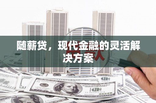 卓尼随薪贷，现代金融的灵活解决方案