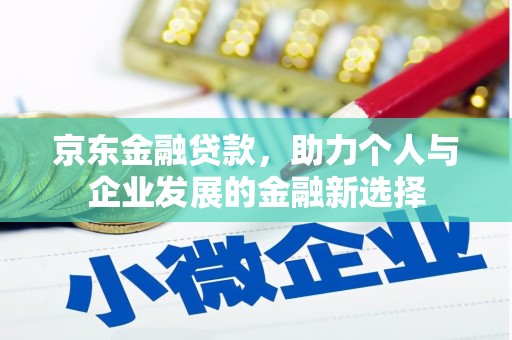 阿拉山口京东金融贷款，助力个人与企业发展的金融新选择