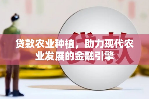 丹凤贷款农业种植，助力现代农业发展的金融引擎