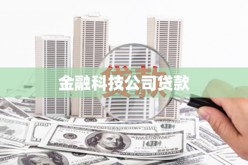 美溪金融科技公司贷款
