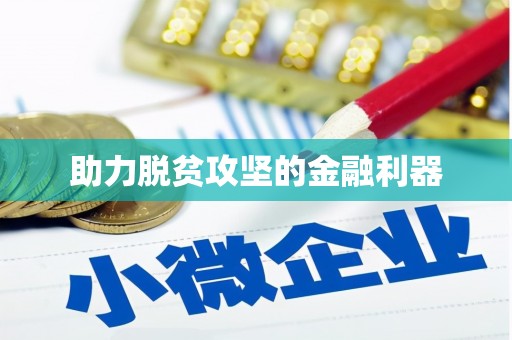 岭东助力脱贫攻坚的金融利器